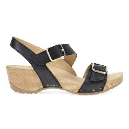 Dansko Women's Trinity Black Burnished Nubuck