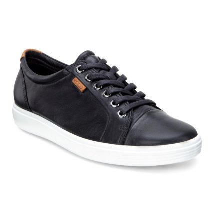 ECCO Women's 430003 Soft 7 Sneaker Black Leather - 352935 - Tip Top Shoes of New York