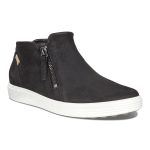 ECCO Women's 430243 Soft 7 Low Bootie Black Buc - 343592 - Tip Top Shoes of New York