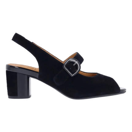 L'Amour Des Pieds Women's Merryn Black Kidsuede