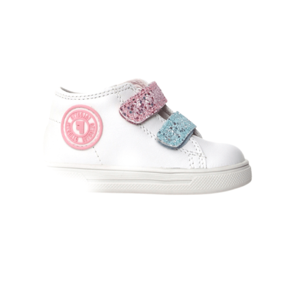 Naturino Toddler's (Sizes 21-27) Falcotto Michael VL White/Multi Glitter