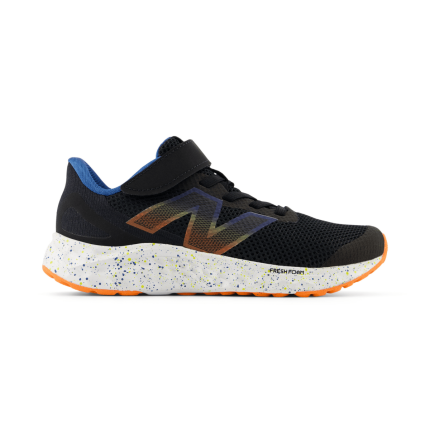 New Balance Kid's (Preschool) Fresh Foam Arishi v4 PAARIBS4 Black/Blue Agate/Blaze Orange