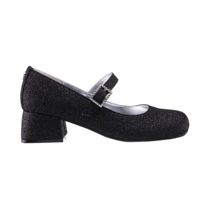 Nina Girl's Mila Black Glitter