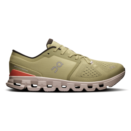 On Running Men's Cloud X 4 Caper/Salmon