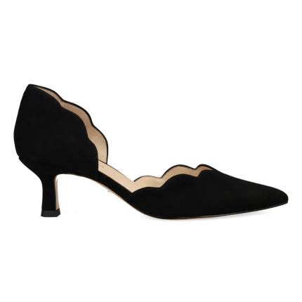 Pelle Moda Women's Keala d'Orsay Black Kid Suede