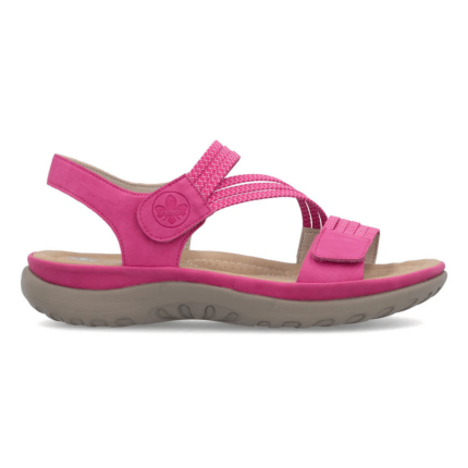 Rieker Women's 64870-31 Franja Fuchsia/White