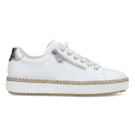 Rieker Women's M2940-80 Enya White/Silver
