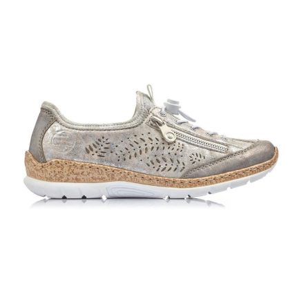 Rieker Women's N42K6-40 Grey Metallic
