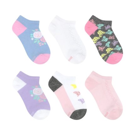 Robeez Toddler's Macy No show Socks 6-Pack