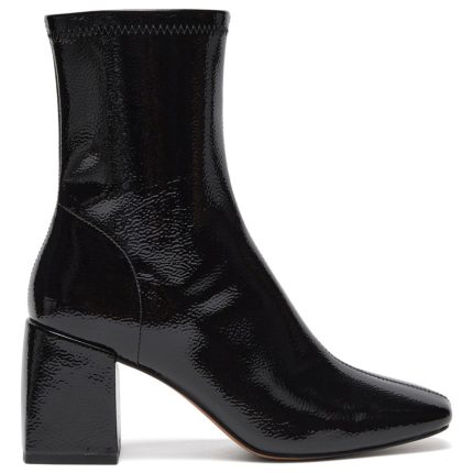 Silent D Women's Carina Black Crinkle Patent