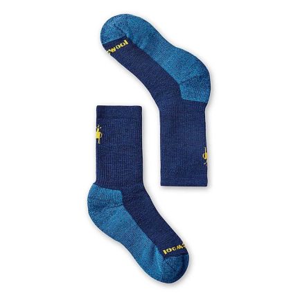 Smart Wool Kid's Hike Full Cushion Crew Socks Alpine Blue