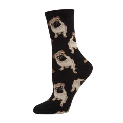 Sock Smith Women's Pugs Black