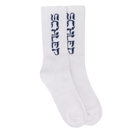 Tip Top Shoes Schlep Socks White/Navy