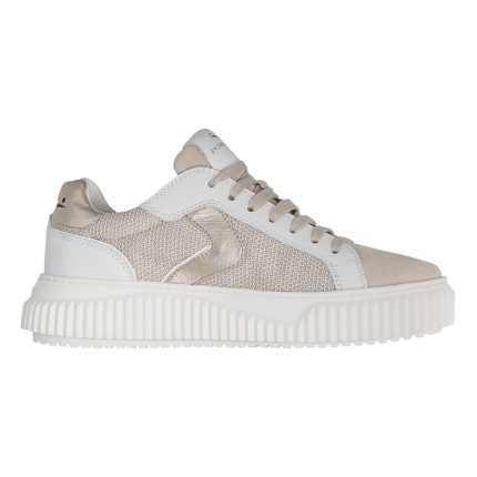 Voile Blanche Women's Lipari Rafia/Cream Nappa/White